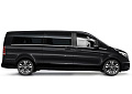Transfer in Paris in Mercedes V class minivan